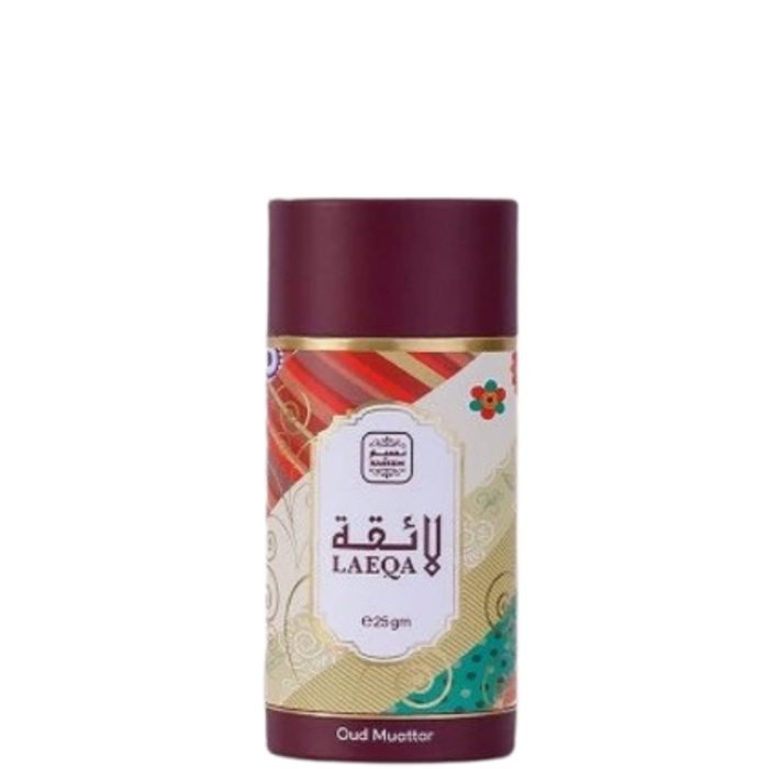 Naseem LAEQA oud Muattar cylinder pack stick incense 25gm