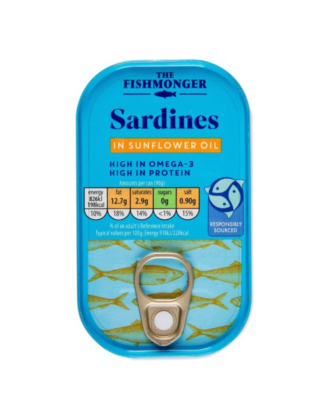 The Fishmonger Mackerel Fillets in Sunflower Oil