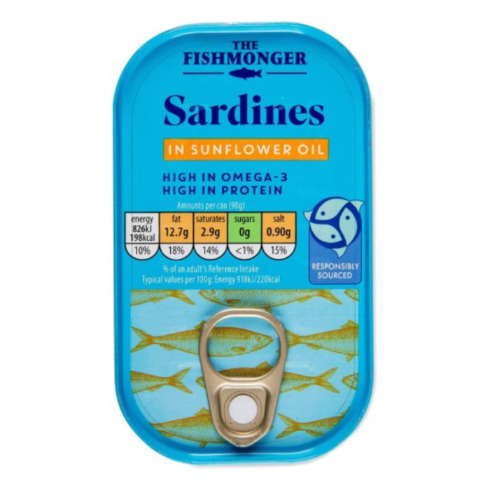 The Fishmonger Mackerel Fillets in Sunflower Oil